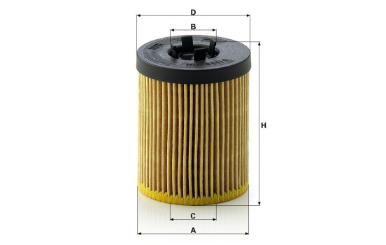 Oil Filter HU6111X Mann, Image 3