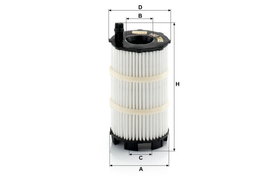 Oil Filter HU7005X Mann, Image 3