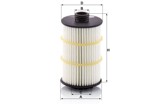 Oil Filter HU7024Z Mann, Image 4