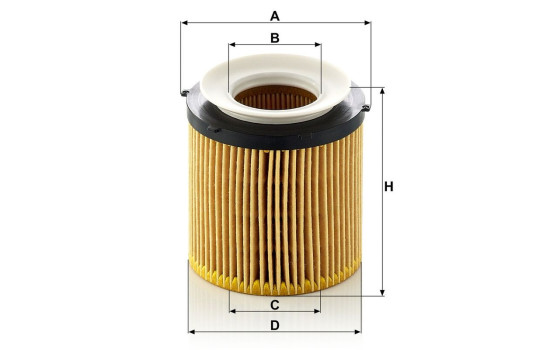 Oil Filter HU8002XKIT Mann, Image 6