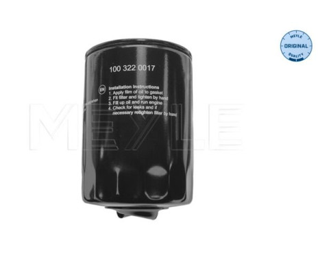 Oil Filter MEYLE-ORIGINAL Quality 100 322 0017, Image 2