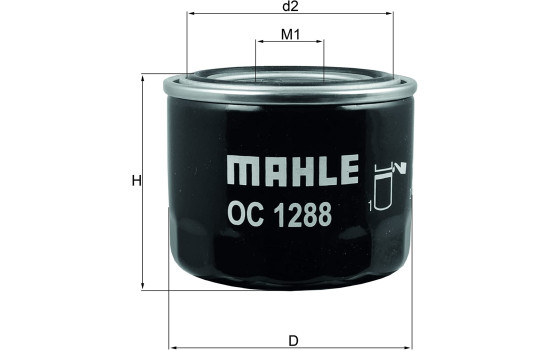 Oil Filter OC 1288 Mahle