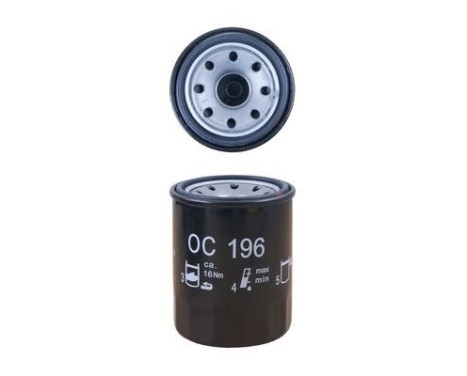 Oil Filter OC 196 Mahle, Image 4