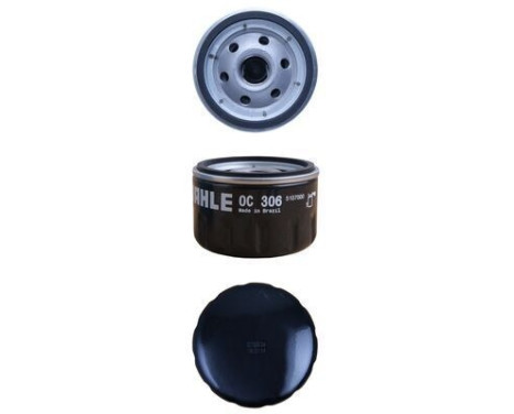 Oil Filter OC 306 Mahle, Image 3