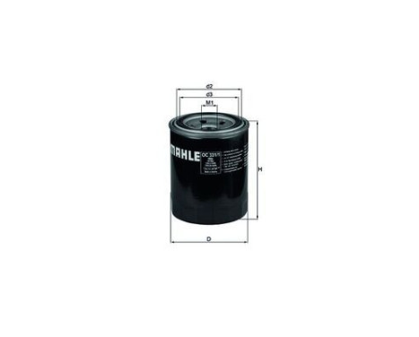 Oil Filter OC 331/1 Mahle, Image 4