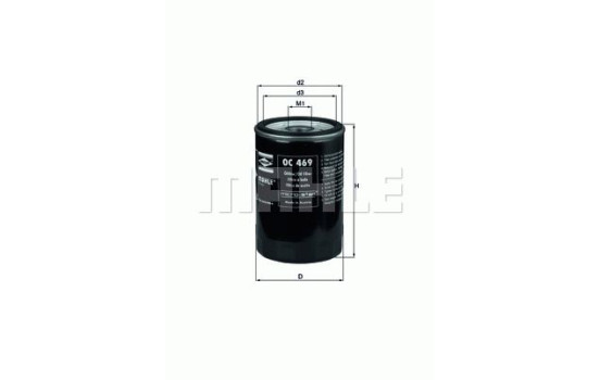Oil Filter OC 469 Mahle, Image 2