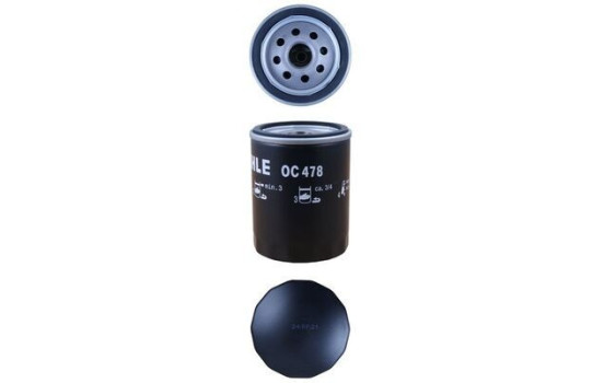 Oil Filter OC 478 Mahle, Image 3