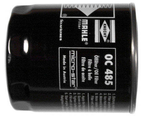 Oil Filter OC 485 Mahle, Image 2