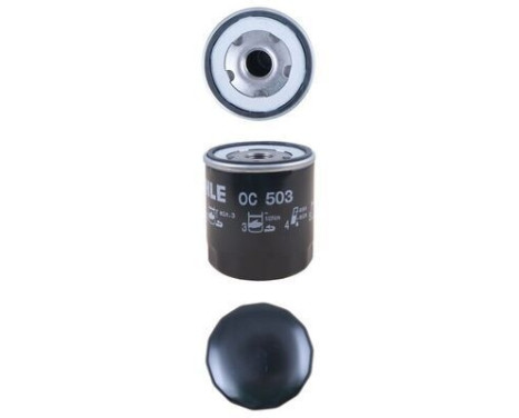Oil Filter OC 503 Mahle, Image 3