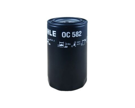 Oil Filter OC 582 Mahle, Image 3