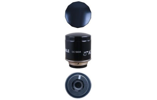 Oil Filter OC 593/4 Mahle, Image 3