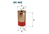 Oil filter OC 602 Filtron