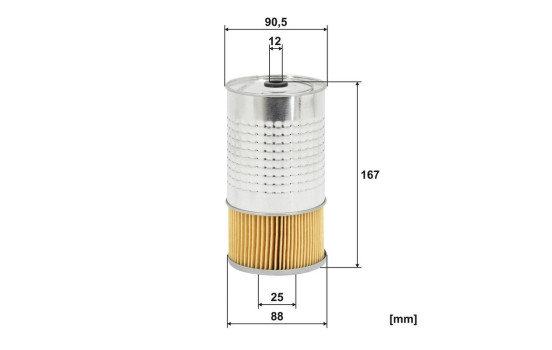 Oil filter OC 602 Filtron, Image 3