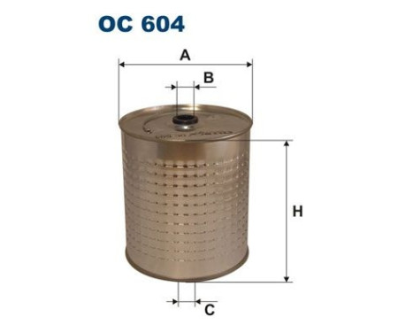 Oil filter OC 604 Filtron