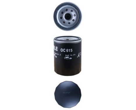 Oil Filter OC 615 Mahle, Image 3
