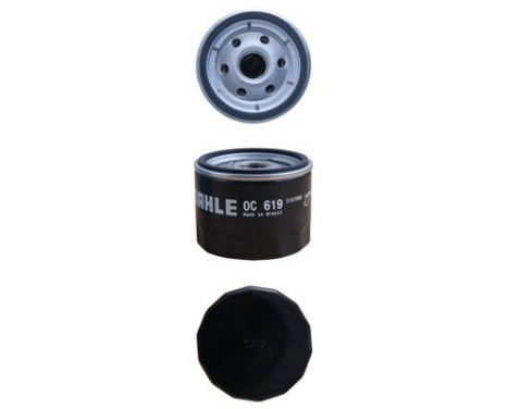 Oil Filter OC 619 Mahle, Image 4