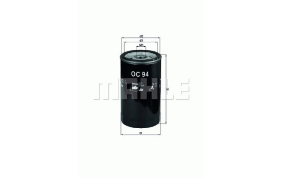Oil Filter OC 94 Mahle, Image 2