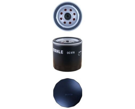 Oil Filter OC 978 Mahle, Image 3