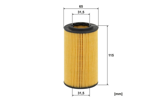 Oil filter OE 640/2 Filtron, Image 2