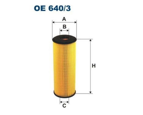 Oil filter OE 640/3 Filtron