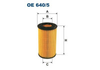 Oil filter OE 640/5 Filtron