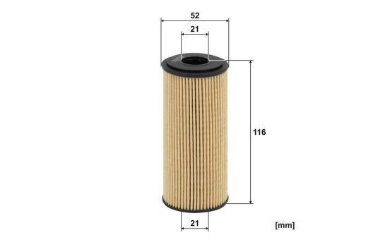 Oil filter OE 640/6 Filtron, Image 3