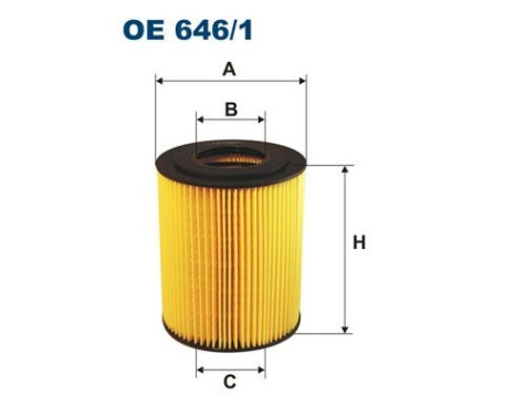 Oil filter OE 646/1 Filtron