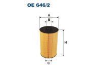 Oil filter OE 646/2 Filtron