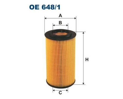Oil filter OE 648/1 Filtron