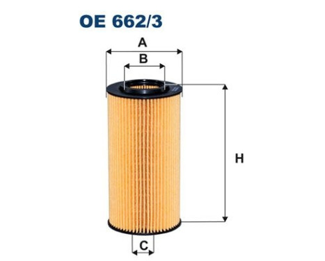 Oil filter OE 662/3 Filtron