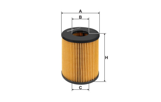 Oil filter OE 664/1 Filtron, Image 2
