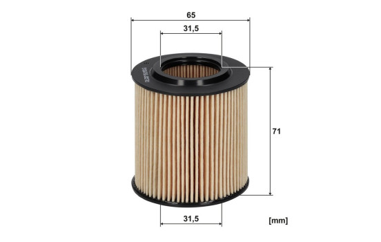 Oil filter OE 665/3 Filtron, Image 3