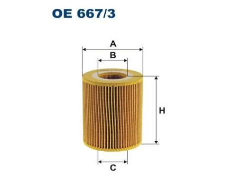 Oil filter OE 667/3 Filtron