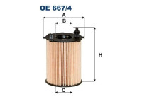 Oil filter OE 667/4 Filtron