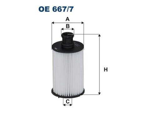 Oil filter OE 667/7 Filtron