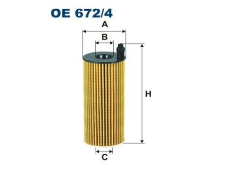 Oil filter OE 672/4 Filtron