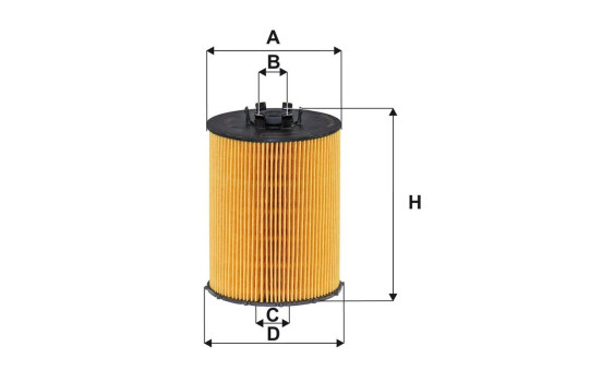 Oil filter OE 672/8 Filtron, Image 2
