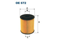 Oil filter OE 672 Filtron