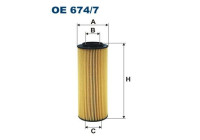 Oil filter OE 674/7 Filtron