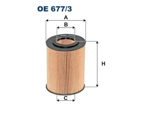 Oil filter OE 677/3 Filtron