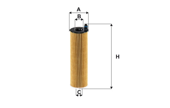 Oil filter OE 677/6A Filtron, Image 2