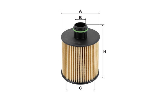 Oil filter OE 682/1 Filtron, Image 2