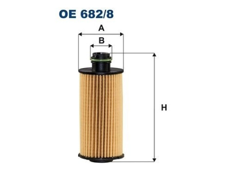 Oil filter OE 682/8 Filtron