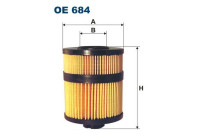 Oil filter OE 684 Filtron