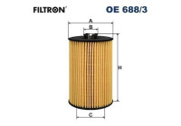 Oil filter OE 688/3 Filtron