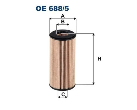 Oil filter OE 688/5 Filtron