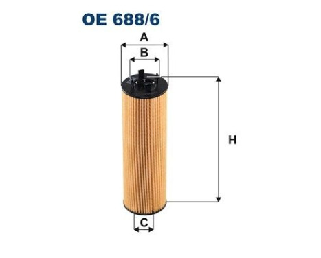 Oil filter OE 688/6 Filtron