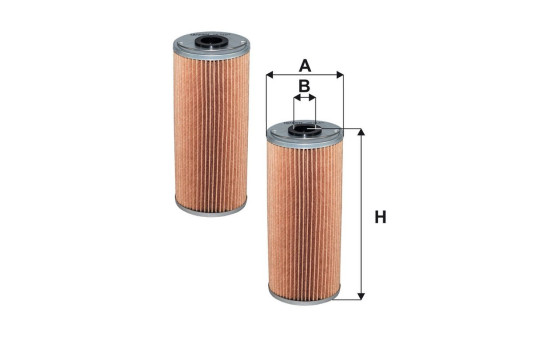 Oil filter OM 513/1-2x Filtron, Image 2