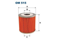 Oil filter OM 515 Filtron
