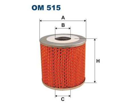 Oil filter OM 515 Filtron